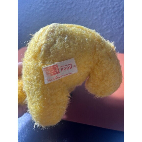 Vintage Sears 1980's Walt Disney Winnie the Pooh Bear Sears 8" Plush Animal - Picture 4 of 5
